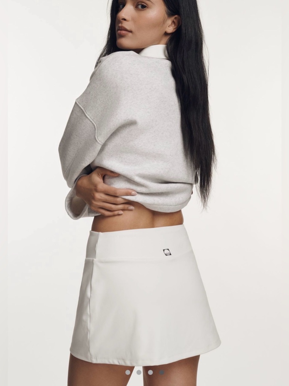 Anthropologie Daily Practice Mini Skort, White Various Sizes NWT - Picture 4 of 4